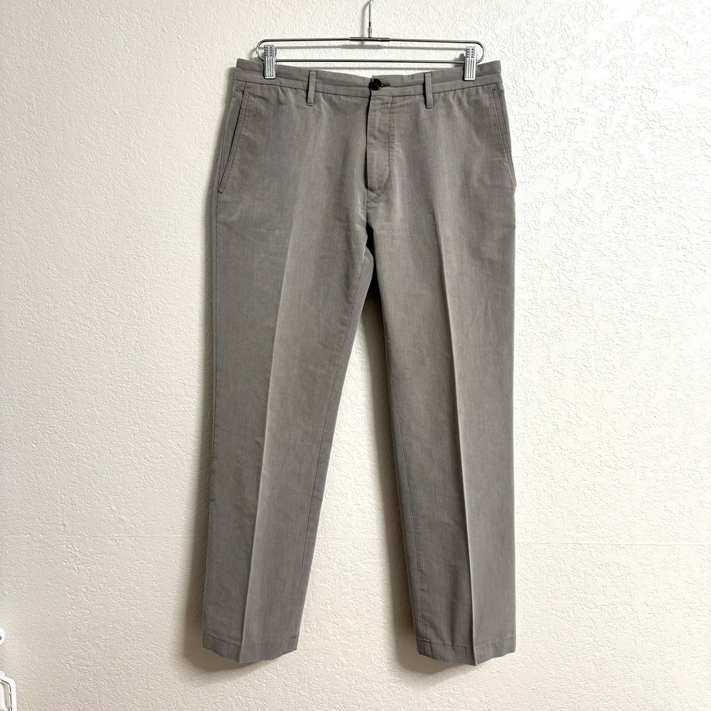 Burberry London Pants Mens 32x28 Taupe Dress Trousers Business Casual